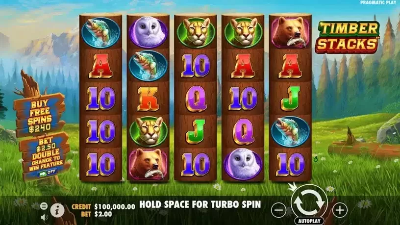 Timber Stacks slot screenshot 1