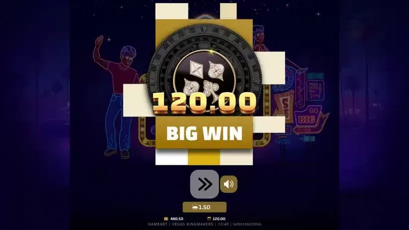 Vegas Kingmaker 5 slot screenshot 4