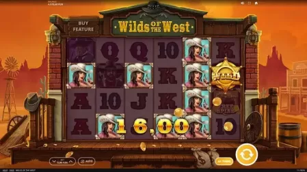 Wilds of the West slot screenshot 2