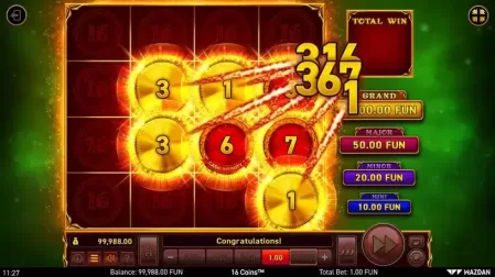 16 Coins™ slot screenshot 4