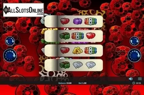 Game Screen. 8th Wonder Pull Tab from Realistic