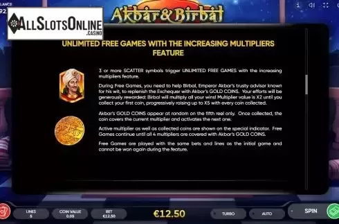 Free Games screen