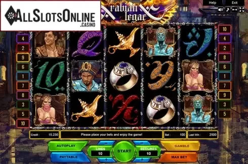 Reel Screen. Arabian Legacy from Platin Gaming