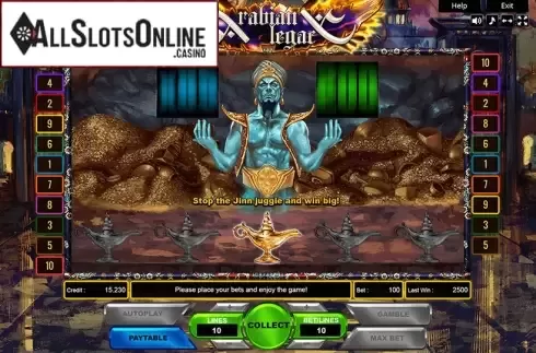 Bonus Game. Arabian Legacy from Platin Gaming