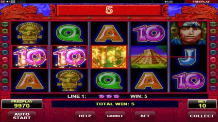 Aztec Secret slot screenshot 3