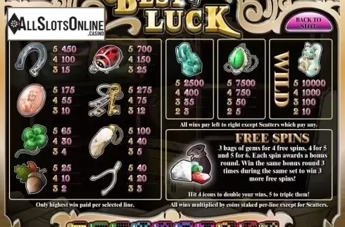 Screen3. Best of Luck from Rival Gaming