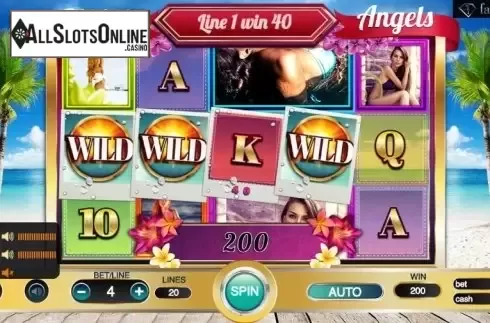 Win screen 1. Bikini Angels from BetConstruct