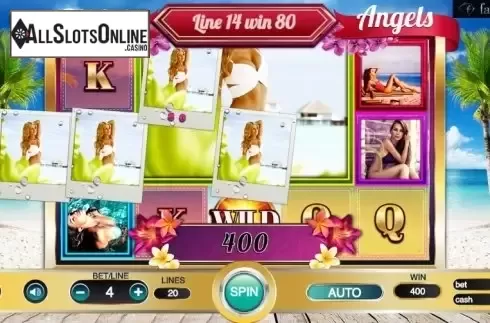Win screen 3. Bikini Angels from BetConstruct