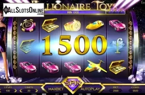 Win screen 1. Billionaire Toys from BetConstruct