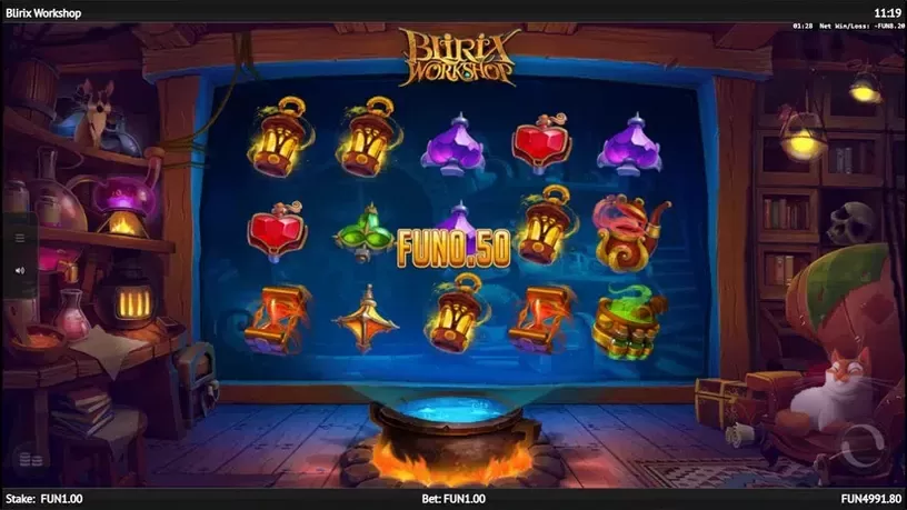 Blirix Workshop slot screenshot 2