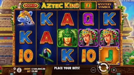 Book of Aztec King slot screenshot 1