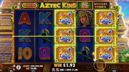 Book of Aztec King slot screenshot 4