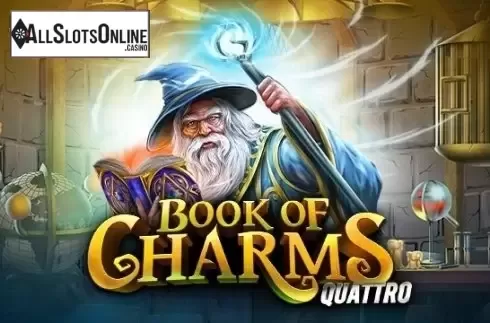 Book of Charms Quattro. Book of Charms from StakeLogic