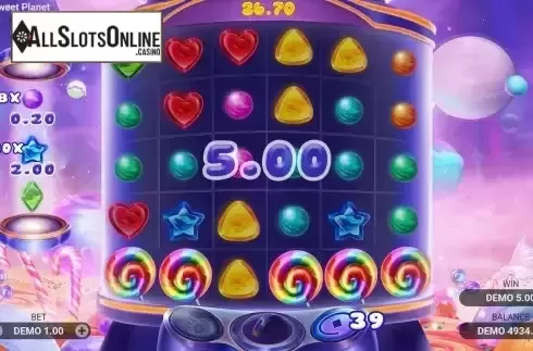 Free Spins Win Screen