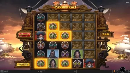 Cannonade! slot screenshot 2