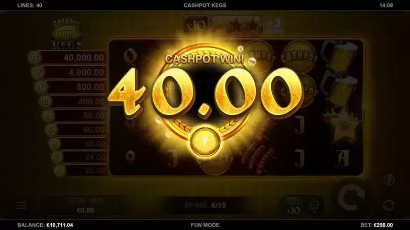 Cashpot Kegs slot screenshot 6