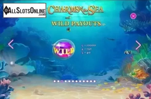 Paytable 3. Charms of the Sea from Playtech