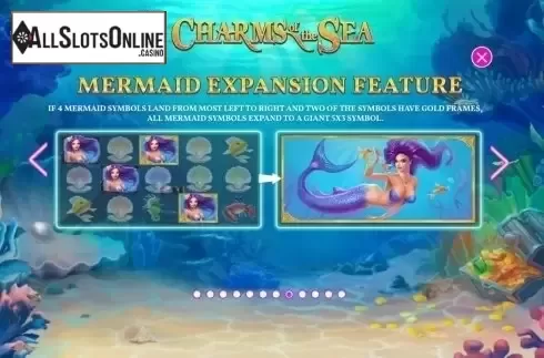 Paytable 8. Charms of the Sea from Playtech
