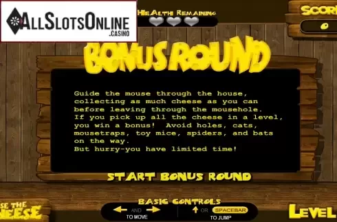 Bonus game. Chase the Cheese from Betsoft