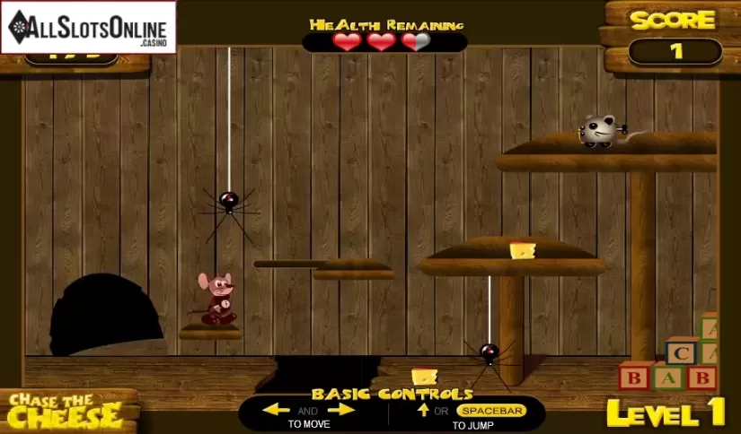 Bonus game. Chase the Cheese from Betsoft