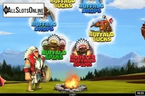Bonus wheel screen. Chief! from Inspired Gaming