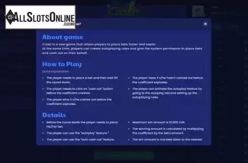 Rules Screen
