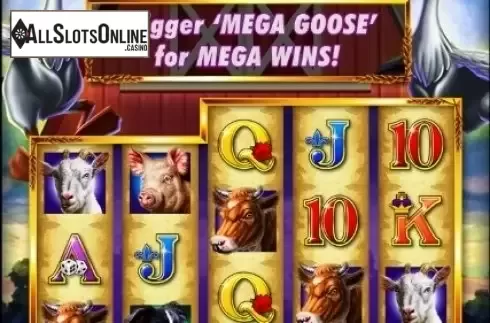 Game Workflow screen. Crazy Goose from Ainsworth
