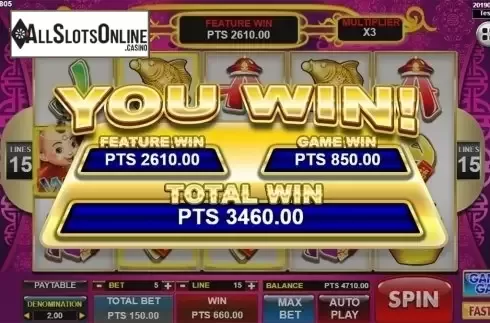 Big win. Da Fu Xiao Fu from Spadegaming