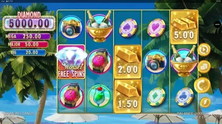 Diamond Sands slot screenshot 1