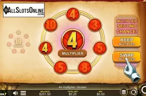 Multiplier Pick Screen