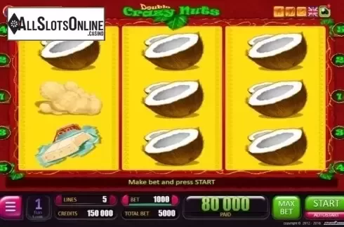 Win Screen. Double Crazy Nuts from Belatra Games