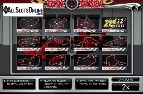 Bonus Game 1. Fast Track from Amaya
