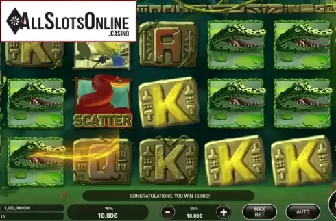 Win screen. Fortune Jungle from R. Franco