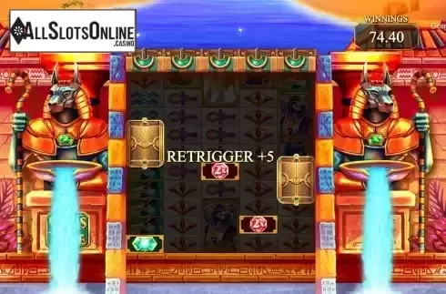 Additional Free Spins Screen