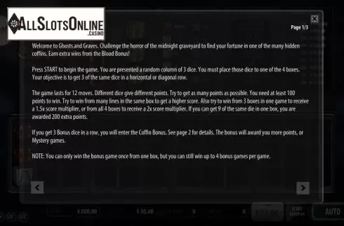 Info. Ghosts and Graves from Air Dice