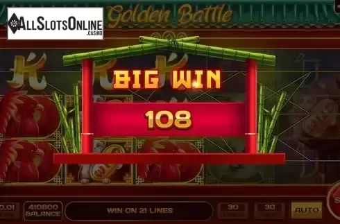 Big Win screen