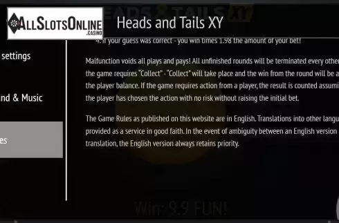 Game Rules screen 3