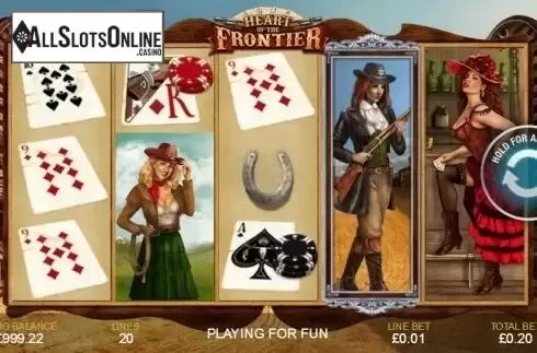 Screen 4. Heart of the Frontier from Playtech