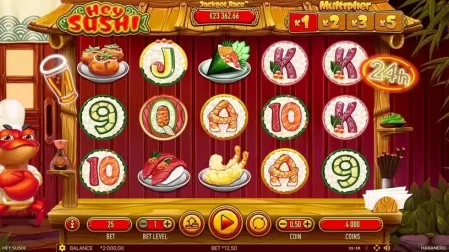 Hey Sushi slot screenshot 1