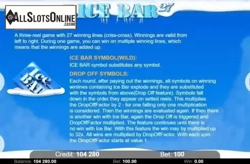 Features 1. Ice Bar 27 from KAJOT