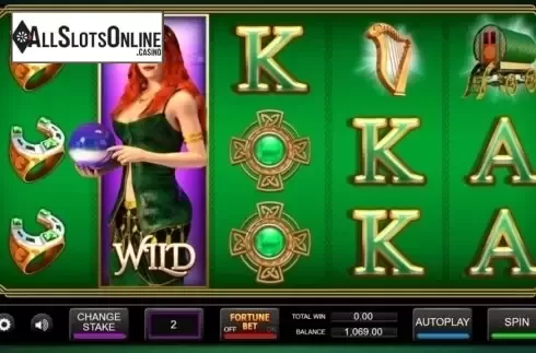 Game Workflow screen . Irish Fortune from Inspired Gaming