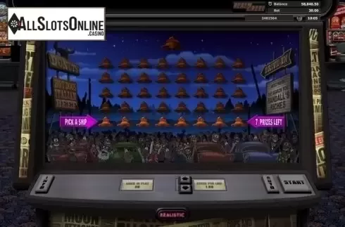 Bonus game screen 2. It Came From The Moon from Realistic