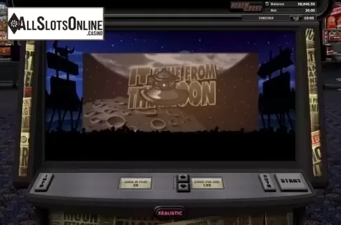 Bonus game screen 1. It Came From The Moon from Realistic
