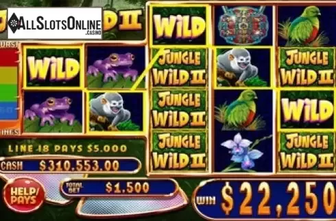 Screen2. Jungle Wild II from WMS