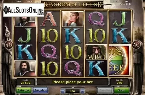 Reels. Kingdom of Legend™ from Greentube
