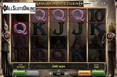 Win. Kingdom of Legend™ from Greentube