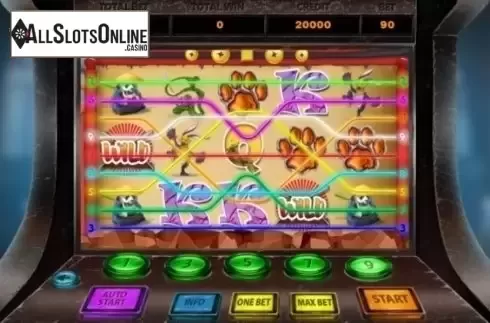 Paylines. Kung Fu Quest from X Room