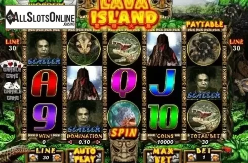 Game workflow . Lava Island from Spadegaming