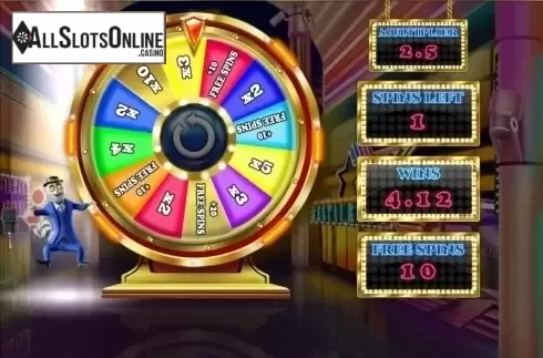 Bonus Wheel. Lemur Does Vegas from Spinomenal