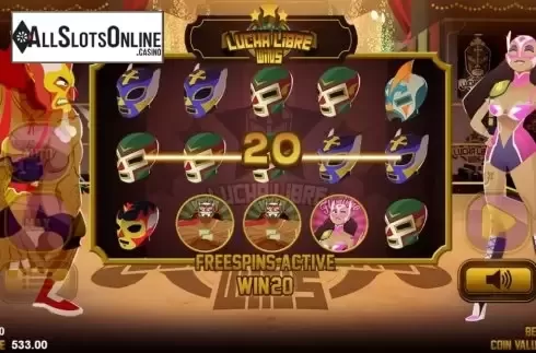 Free Spins 3. Lucha Libre Wins from Magma